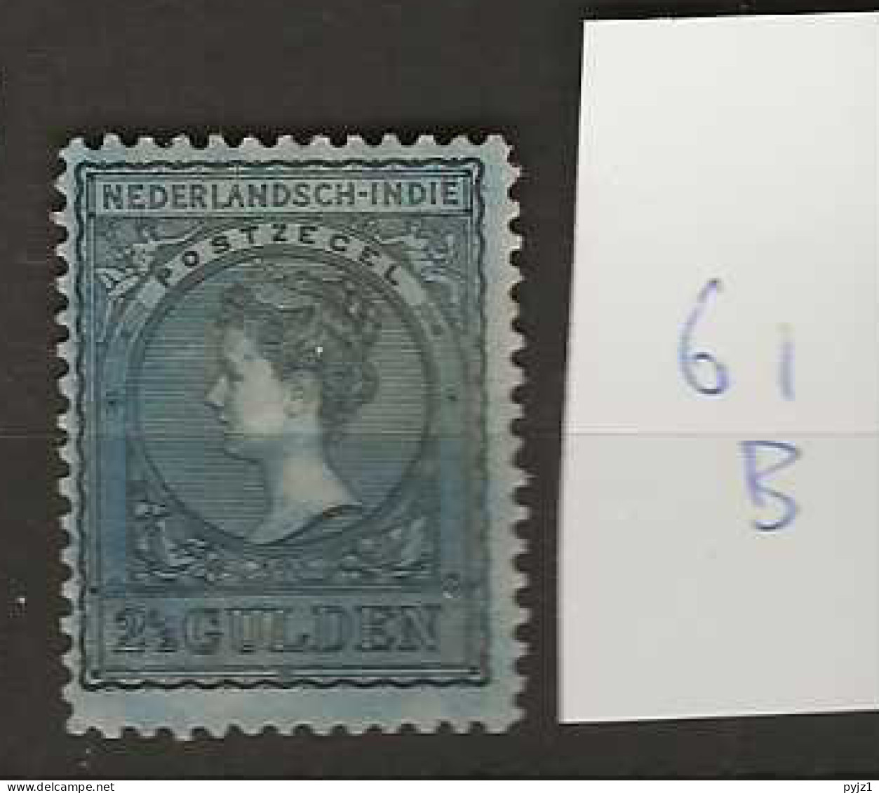 1906 MH Nederlands Indië NVPH 61B Perf 11 X 11 1/2 - Nederlands-Indië