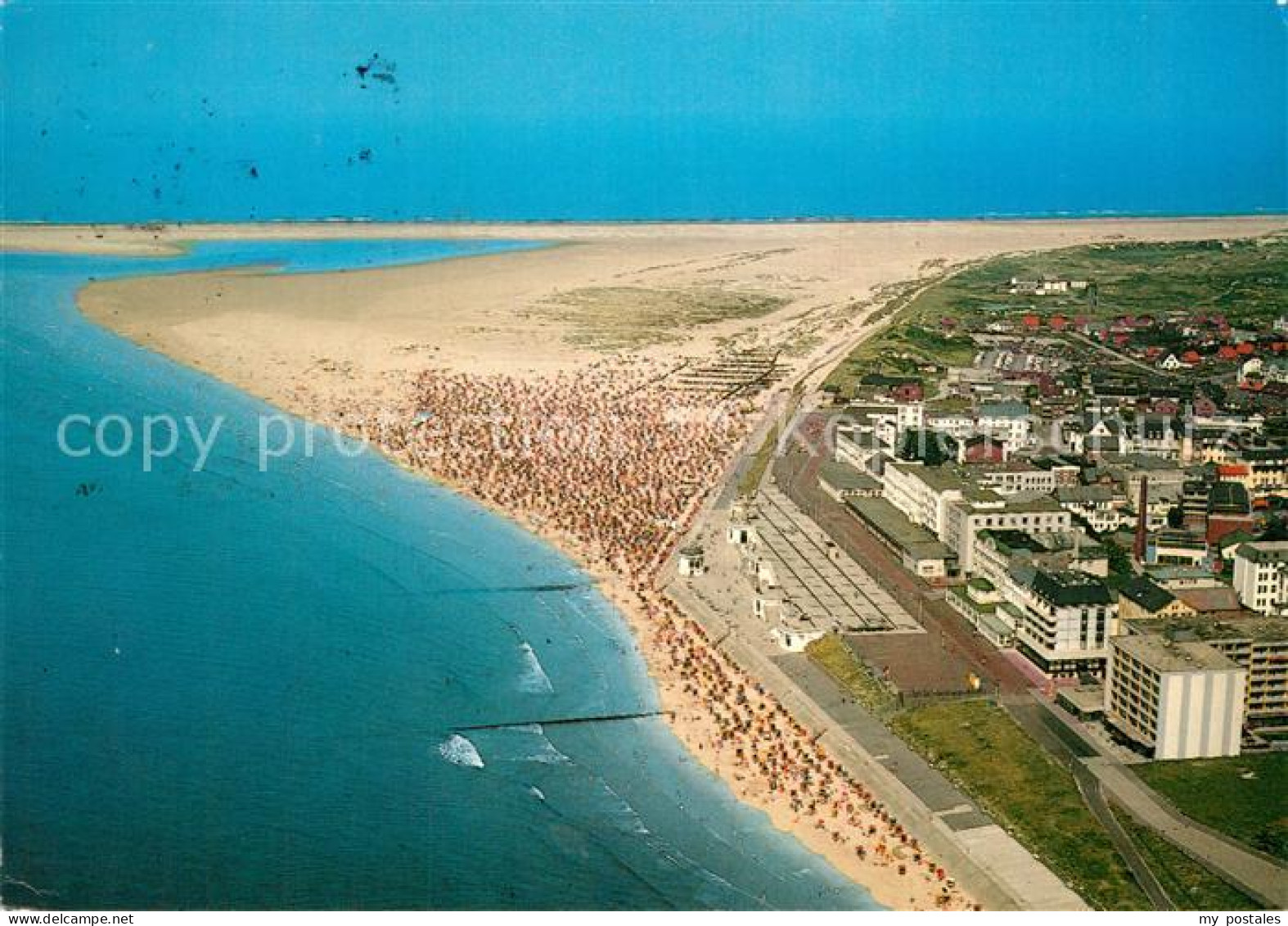 72940101 Borkum Nordseebad Fliegeraufnahme Borkum - Borkum