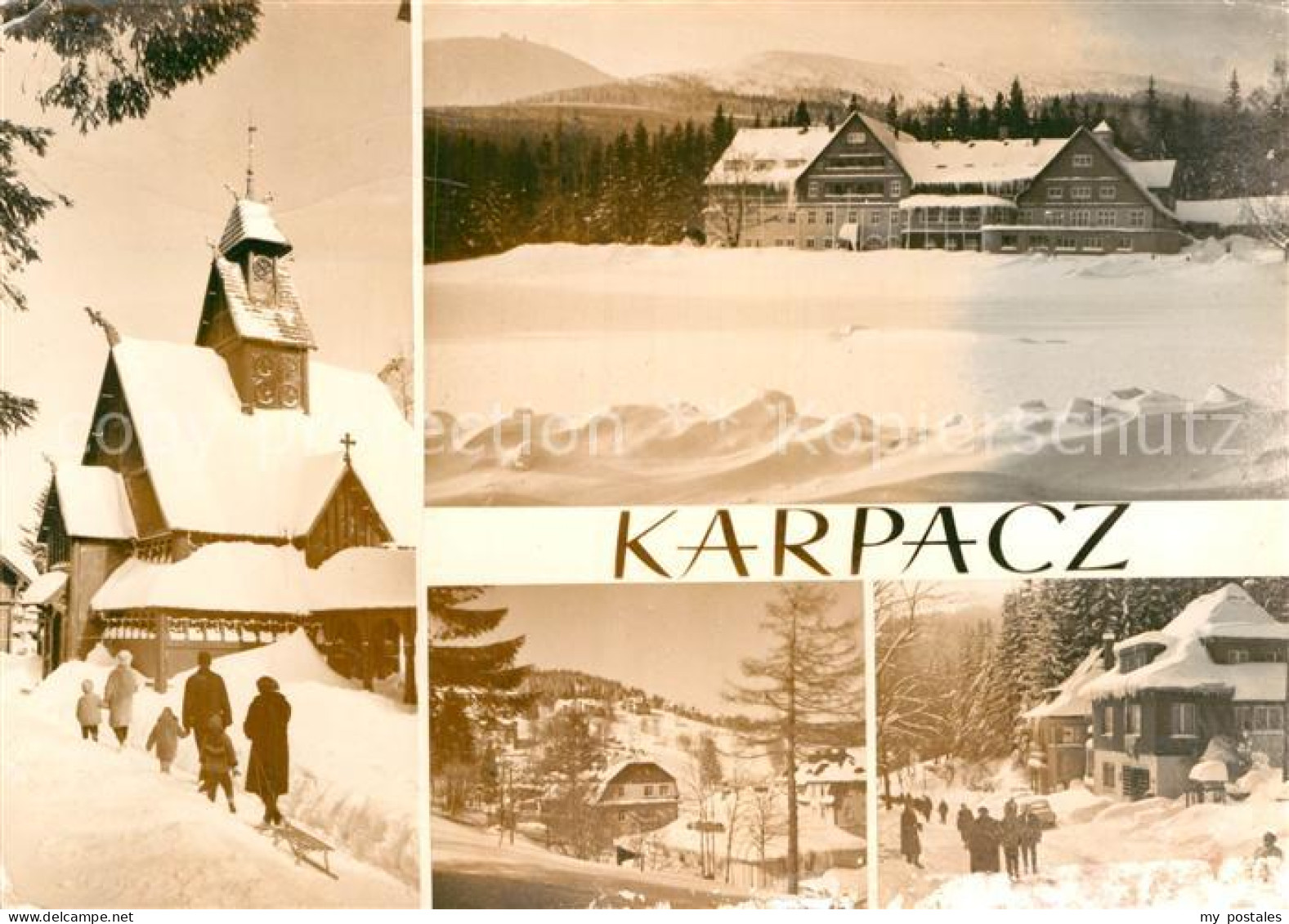 72939676 Karpacz Bierutowice Hotel Orlinek Winterpanorama  - Polonia