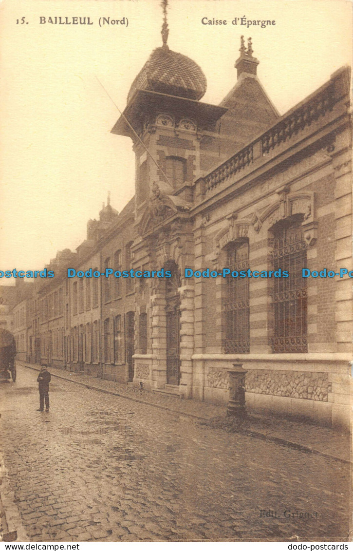 R085620 Bailleul. Nord. Caisse DEpargne. Imp. E. L. Daley - Monde