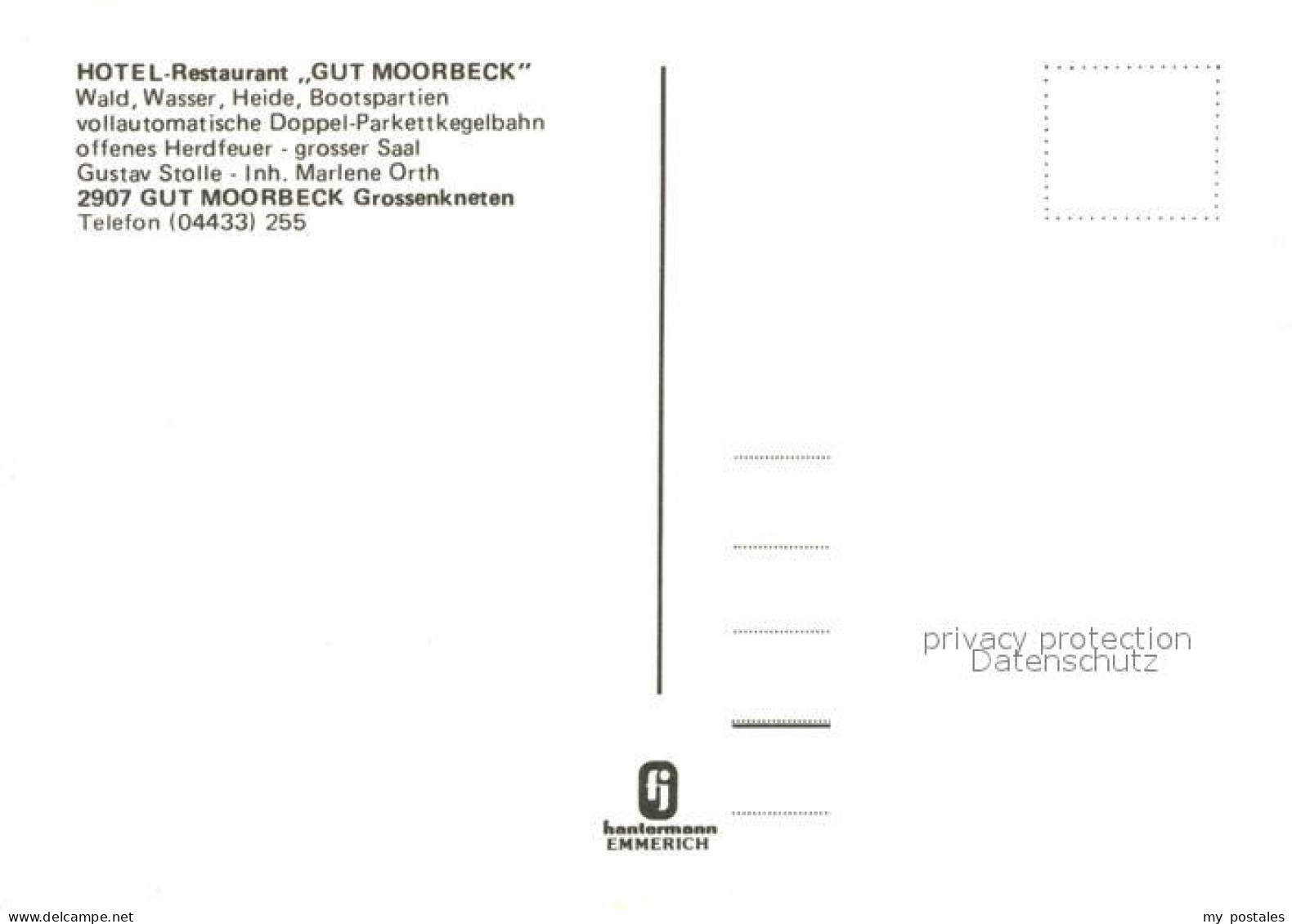 72939469 Grossenkneten Hotel Restaurant Gut Moorbeck Grossenkneten - Andere & Zonder Classificatie