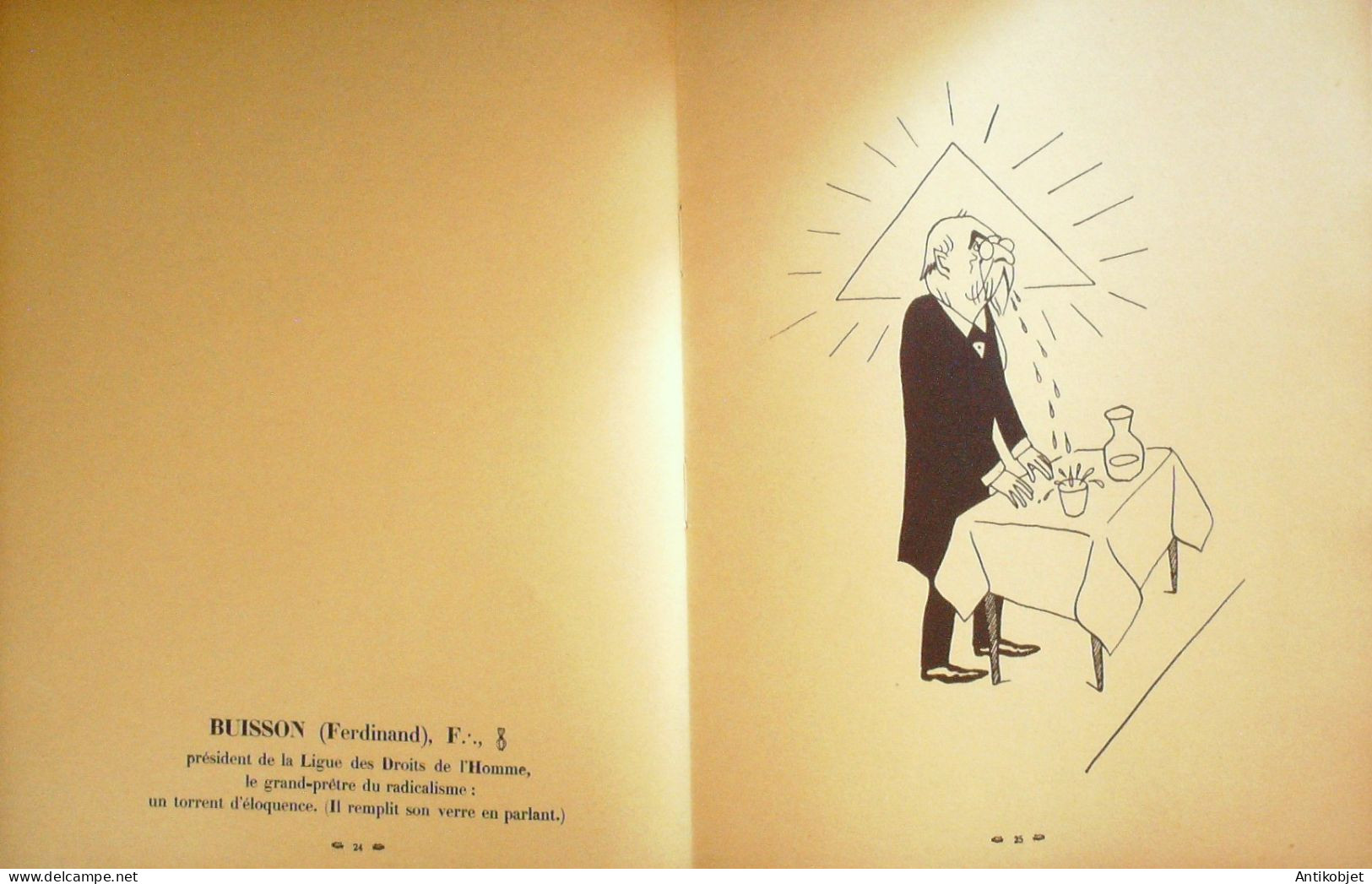 Sennep Jean Le milieu 90 caricatures édition Flouty Eo 1934