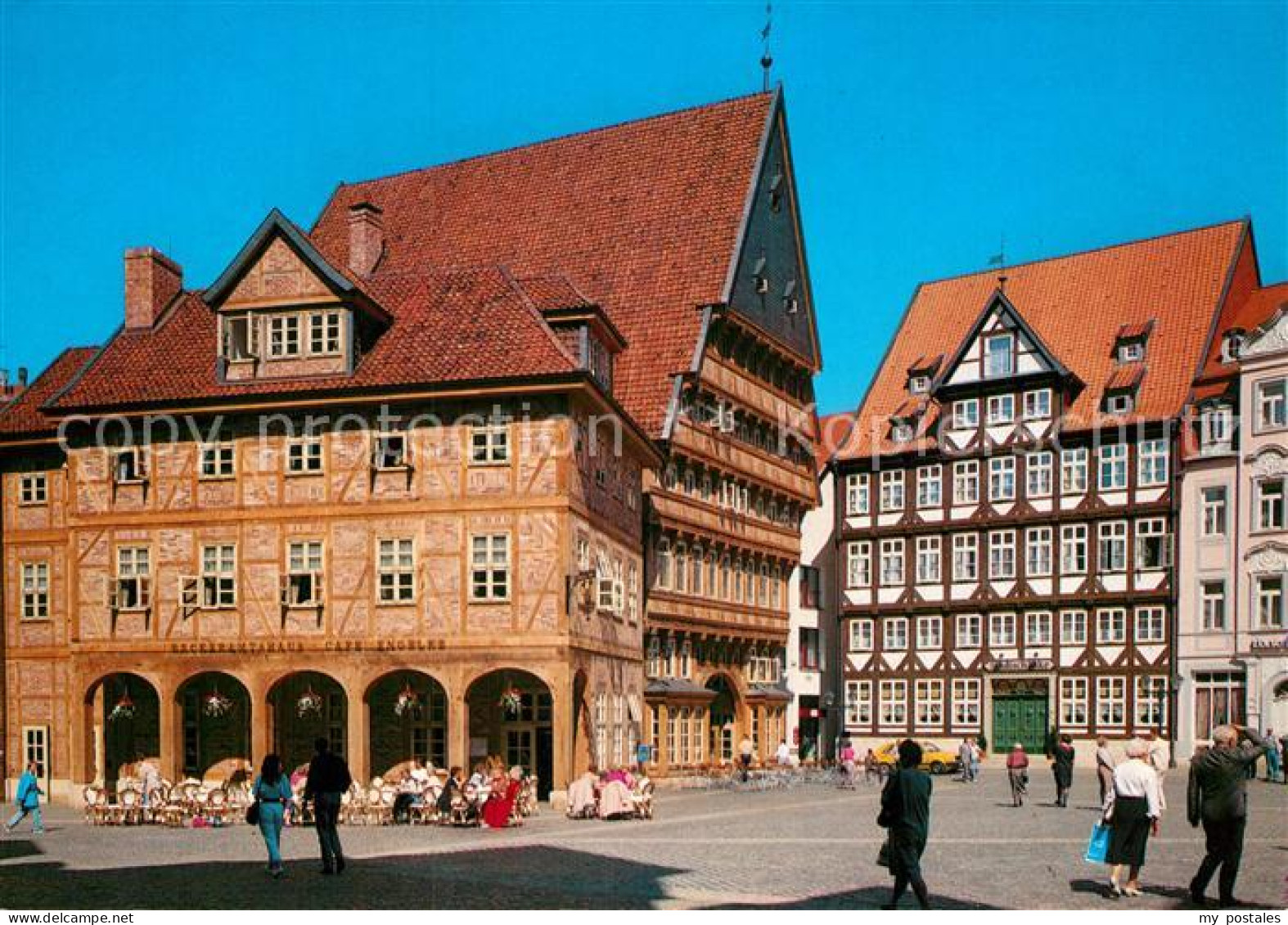 72939268 Hildesheim Marktplatz Baeckeramtshaus Knochenhaueramtshaus Stadtschaenk - Hildesheim