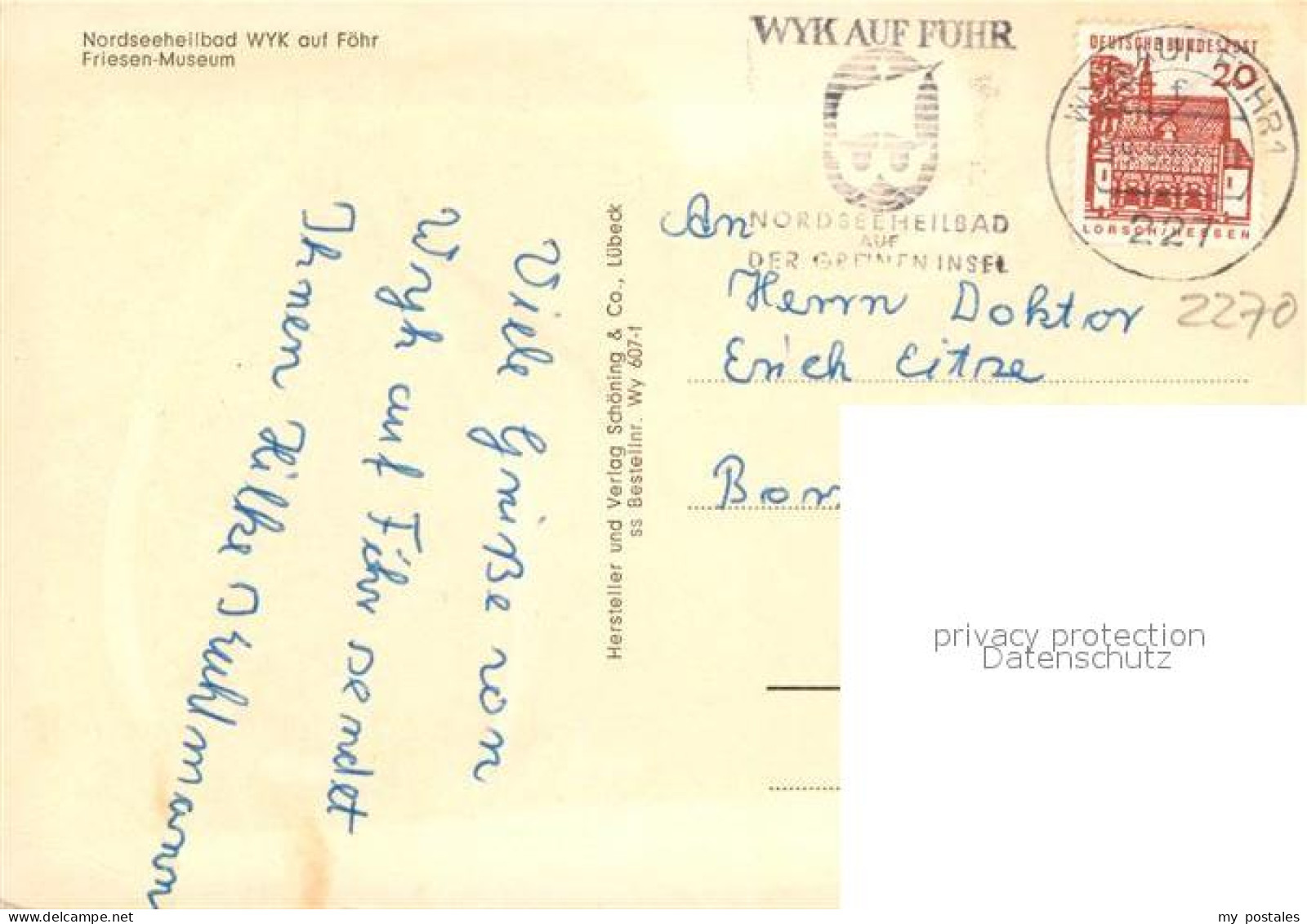 72939150 Wyk Foehr Friesen-Museum Wyk - Other & Unclassified