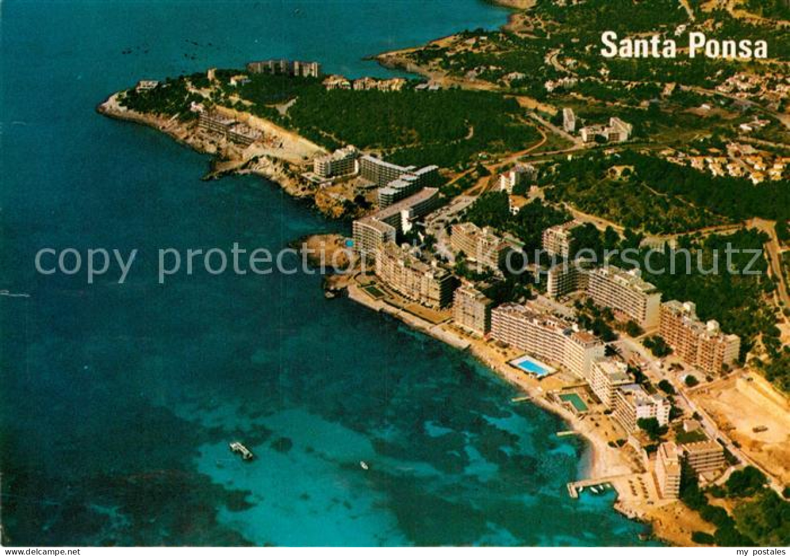 72939149 Santa Ponsa Mallorca Islas Baleares Vista Aerea  Santa Ponsa - Autres & Non Classés