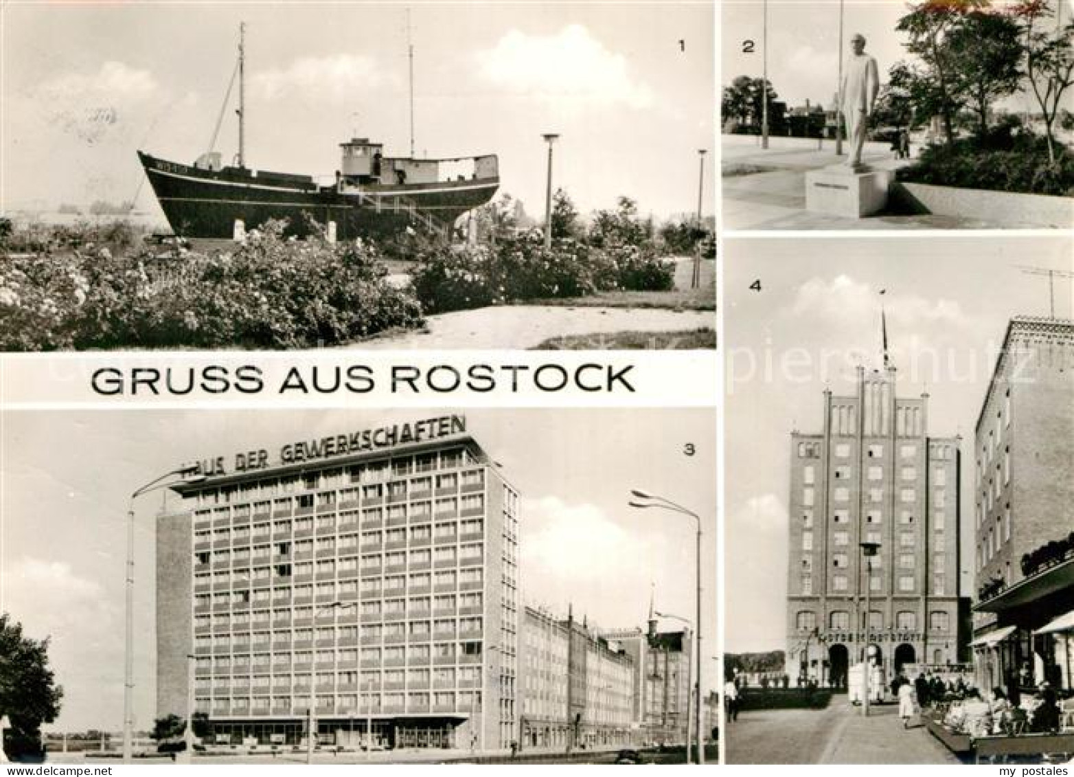 72939087 Rostock Mecklenburg-Vorpommern HO-Gaststaette Kutter Hermann-Duncker-Pl - Rostock