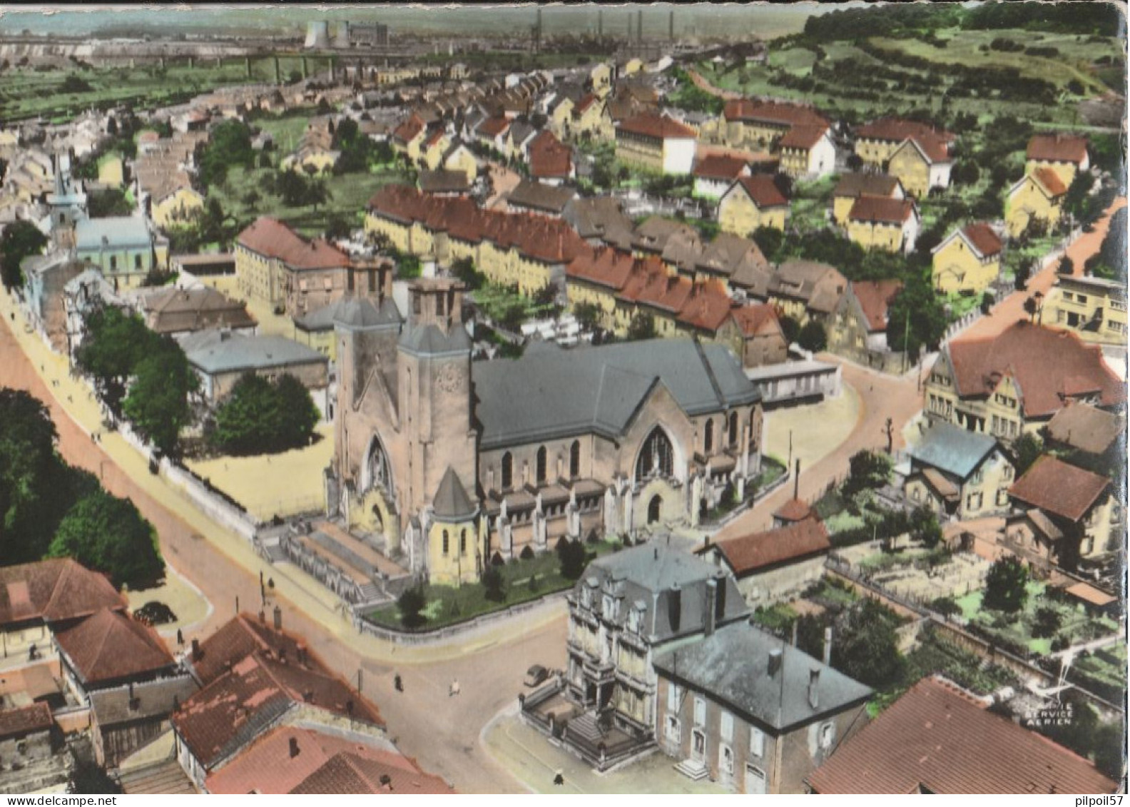 57 - AUDUN LE TICHE - Quartier De L'Eglise St-François (CPSM Grand Modéle) - Sonstige & Ohne Zuordnung