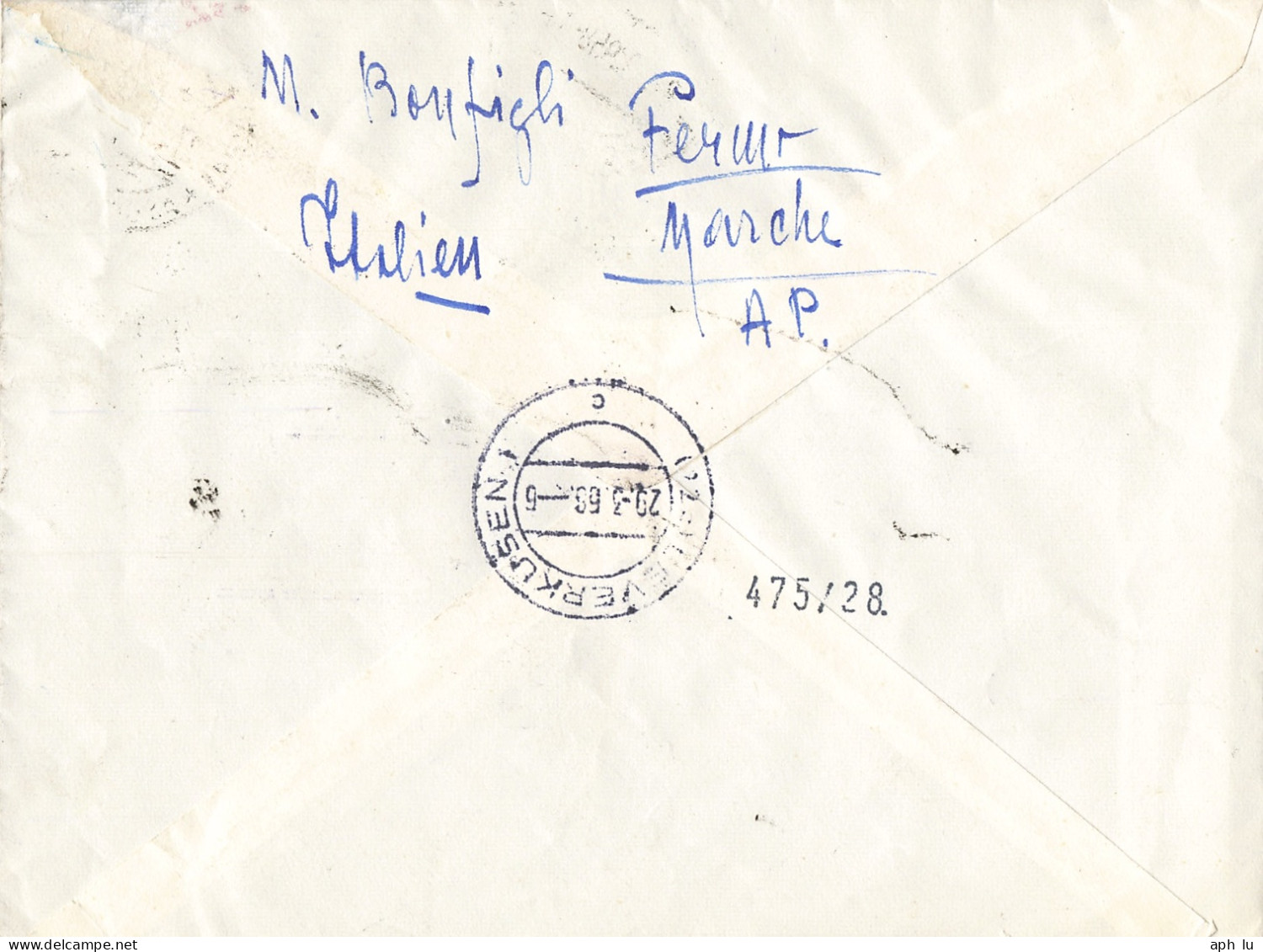 Beleg (ad4117) - 1946-60: Marcophilie