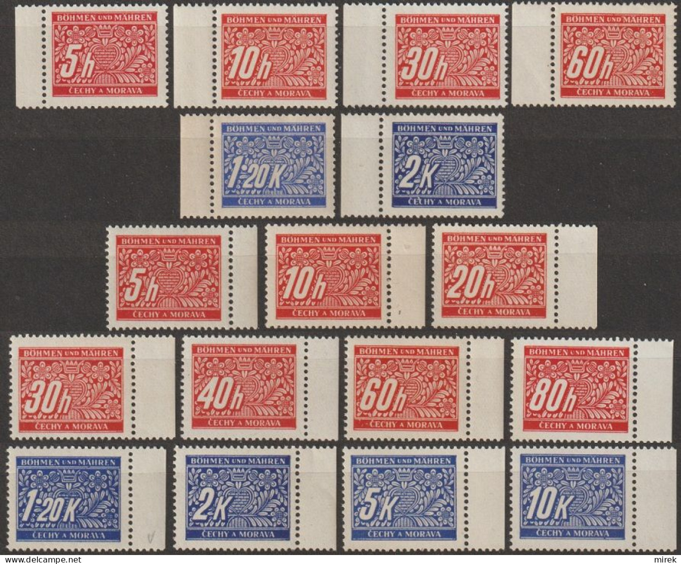 007/ Pof. DL 1-12; Perforated Borders - Nuovi