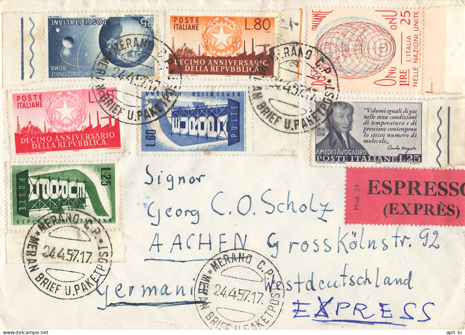 Beleg (ad4118) - 1946-60: Poststempel