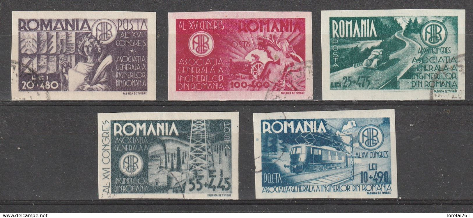 1945 -  Association Générale Des Ingénieurs Mi No 908/912 - Used Stamps
