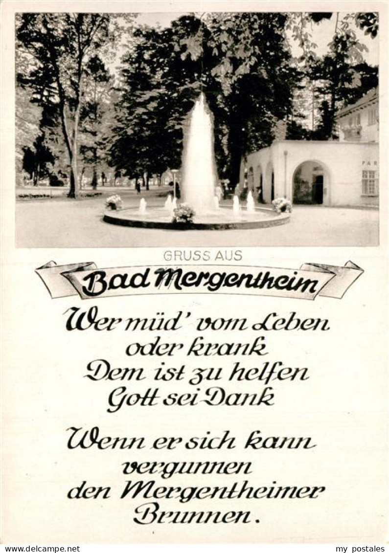 72938515 Bad Mergentheim Brunnen Bad Mergentheim - Bad Mergentheim