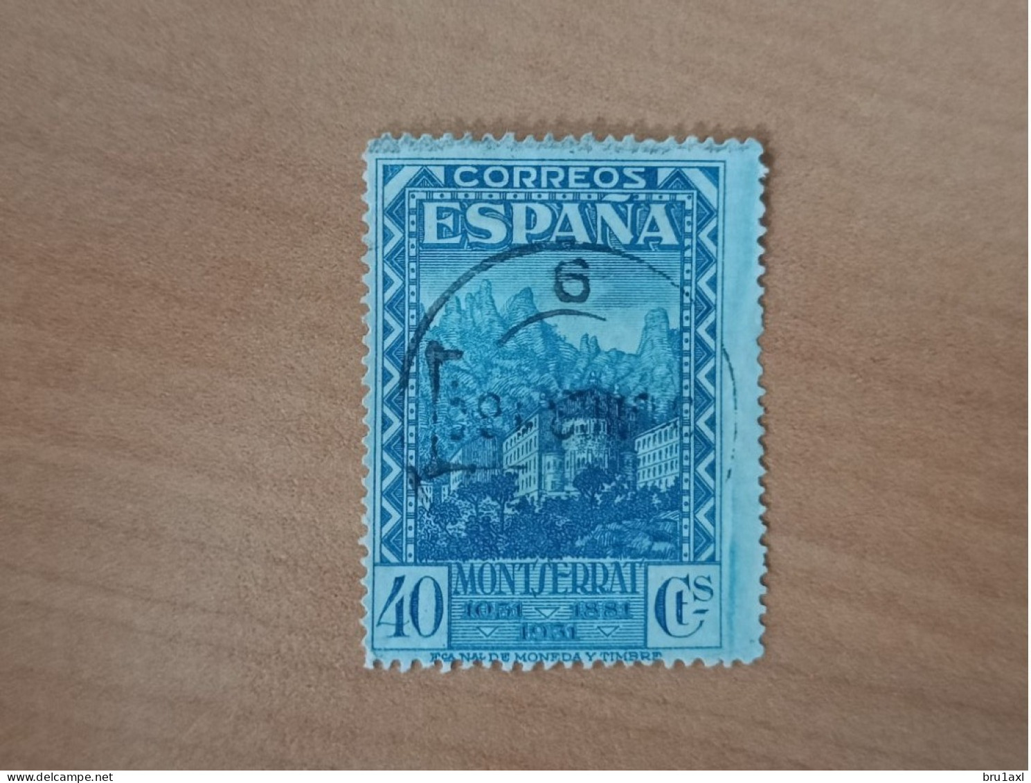Spain 1931 Montserrat Basic Perf. Mi 606 Ed 644 Yv 481 (513) - Used Stamps