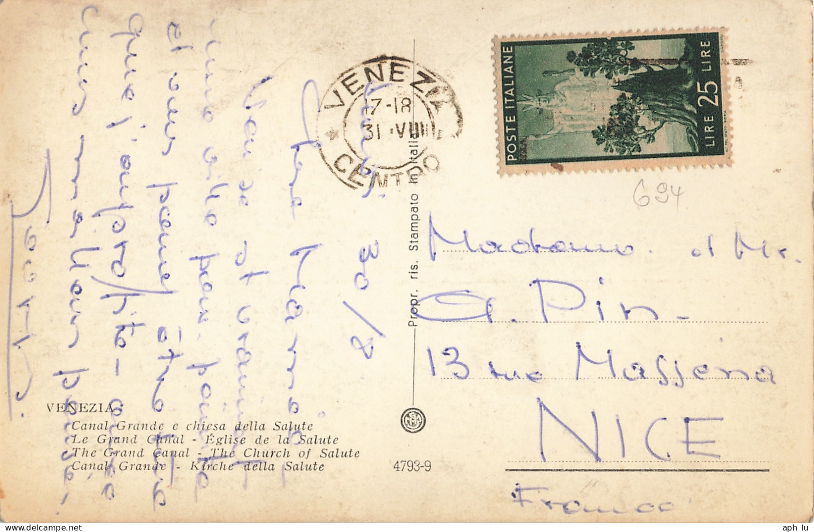 Beleg (ad4126) - 1946-60: Poststempel