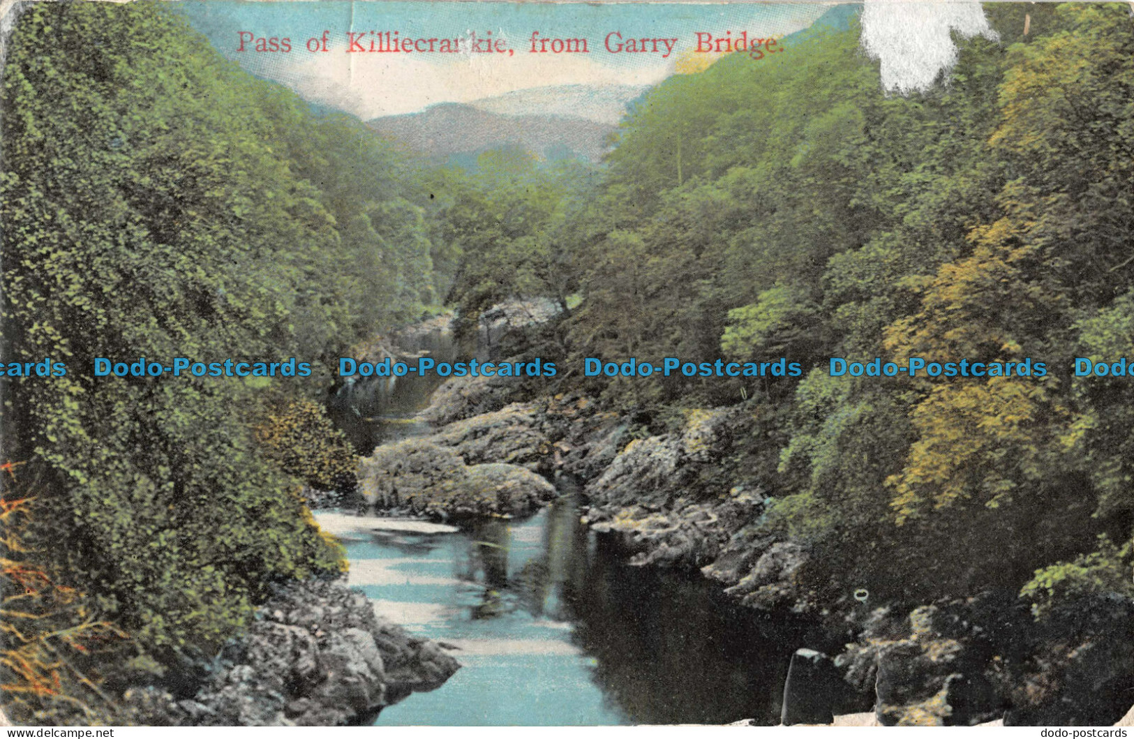 R087309 Pass Of Killiecrankie From Garry Bridge. E. S. London. No. 4252. 1911 - Autres & Non Classés