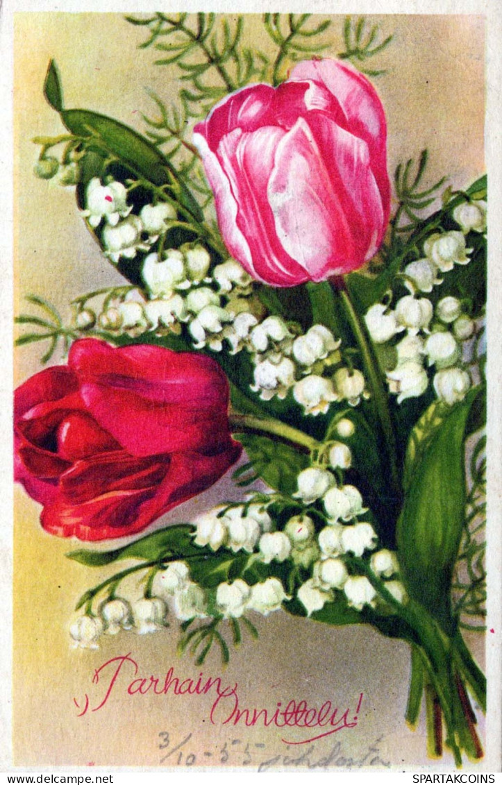FIORI Vintage Cartolina CPA #PKE730.IT - Flowers