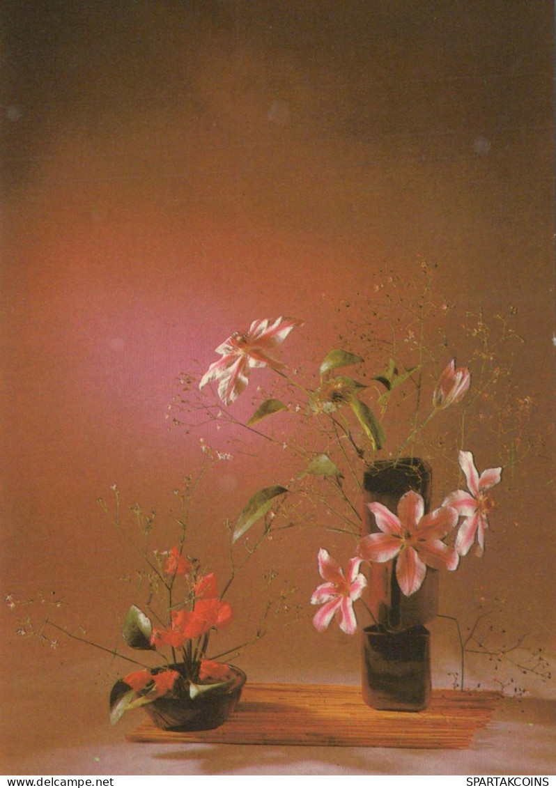 FIORI Vintage Cartolina CPSM #PBZ494.IT - Flowers