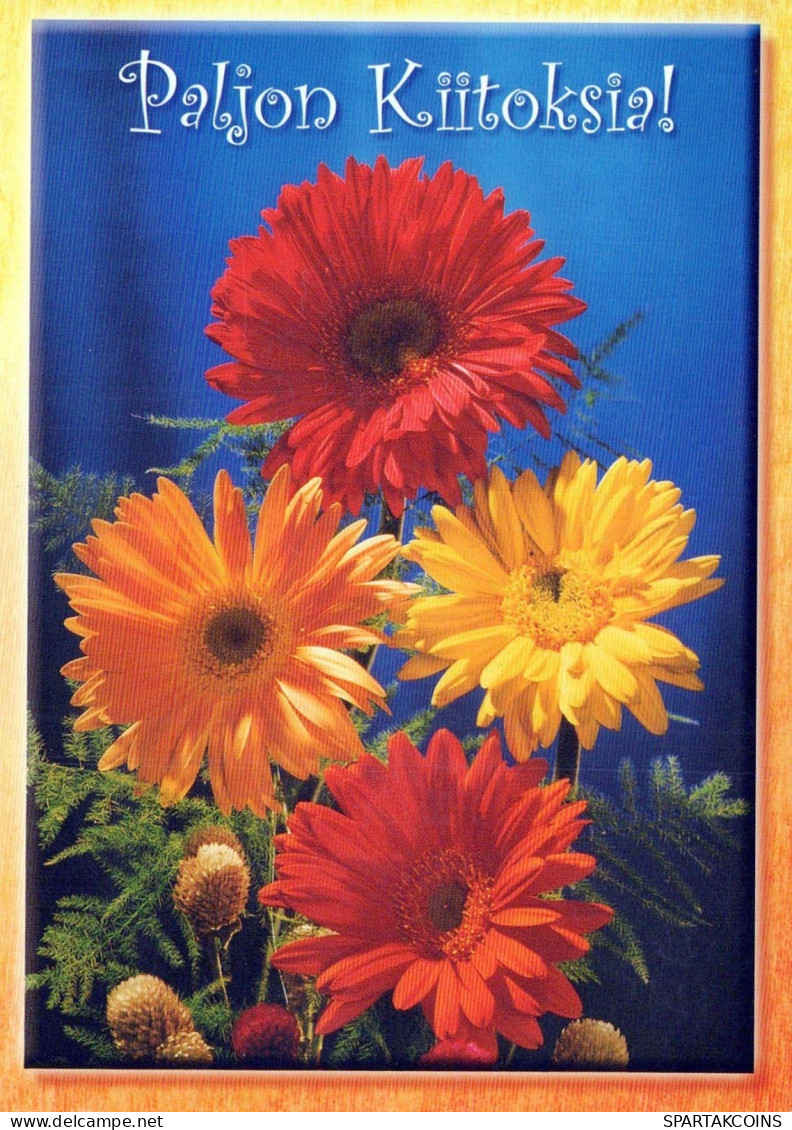 FIORI Vintage Cartolina CPSM #PBZ074.IT - Flores