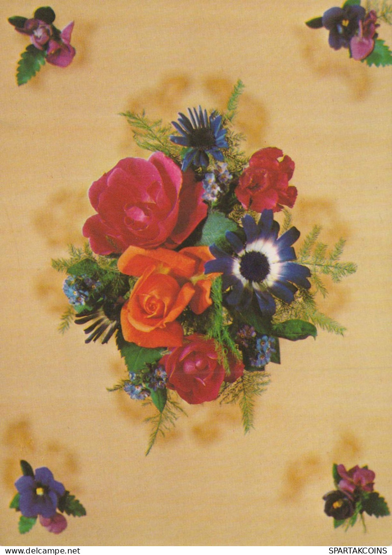 FIORI Vintage Cartolina CPSM #PAS087.IT - Flowers