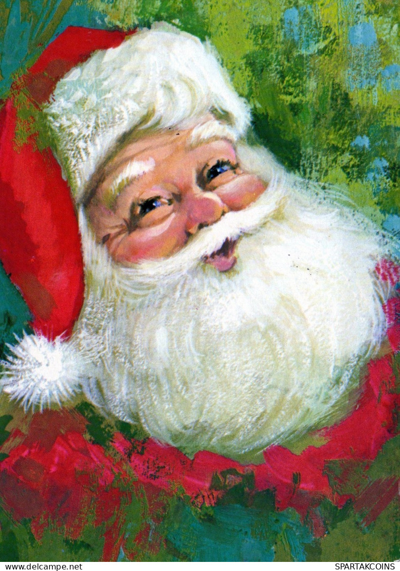 BABBO NATALE Natale Vintage Cartolina CPSM #PAJ794.IT - Santa Claus