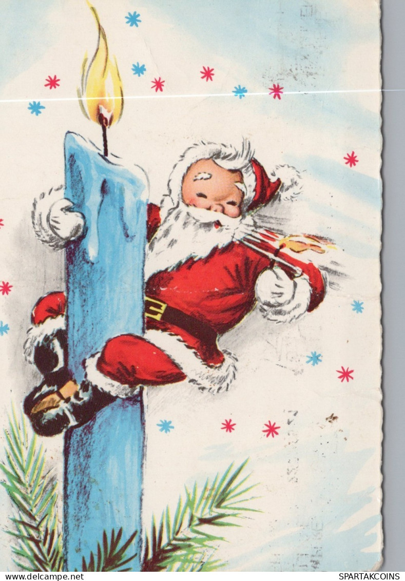 BABBO NATALE Natale Vintage Cartolina CPSM #PAJ654.IT - Santa Claus