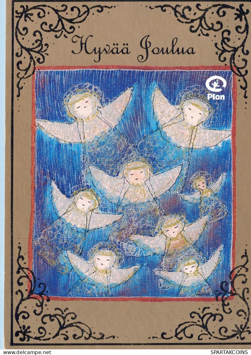 ANGELO Buon Anno Natale Vintage Cartolina CPSM #PAG871.IT - Anges