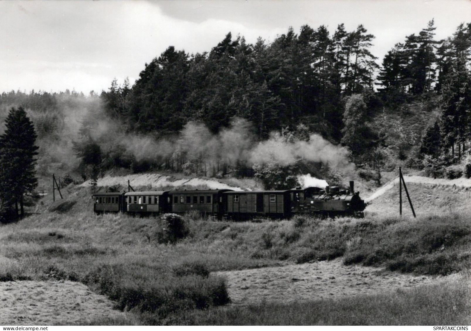 TRENO TRASPORTO FERROVIARIO Vintage Cartolina CPSM #PAA739.IT - Eisenbahnen