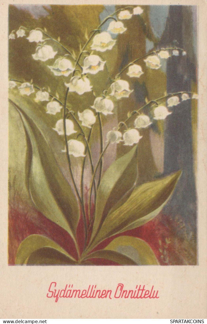 FLOWERS Vintage Postcard CPA #PKE726.GB - Blumen