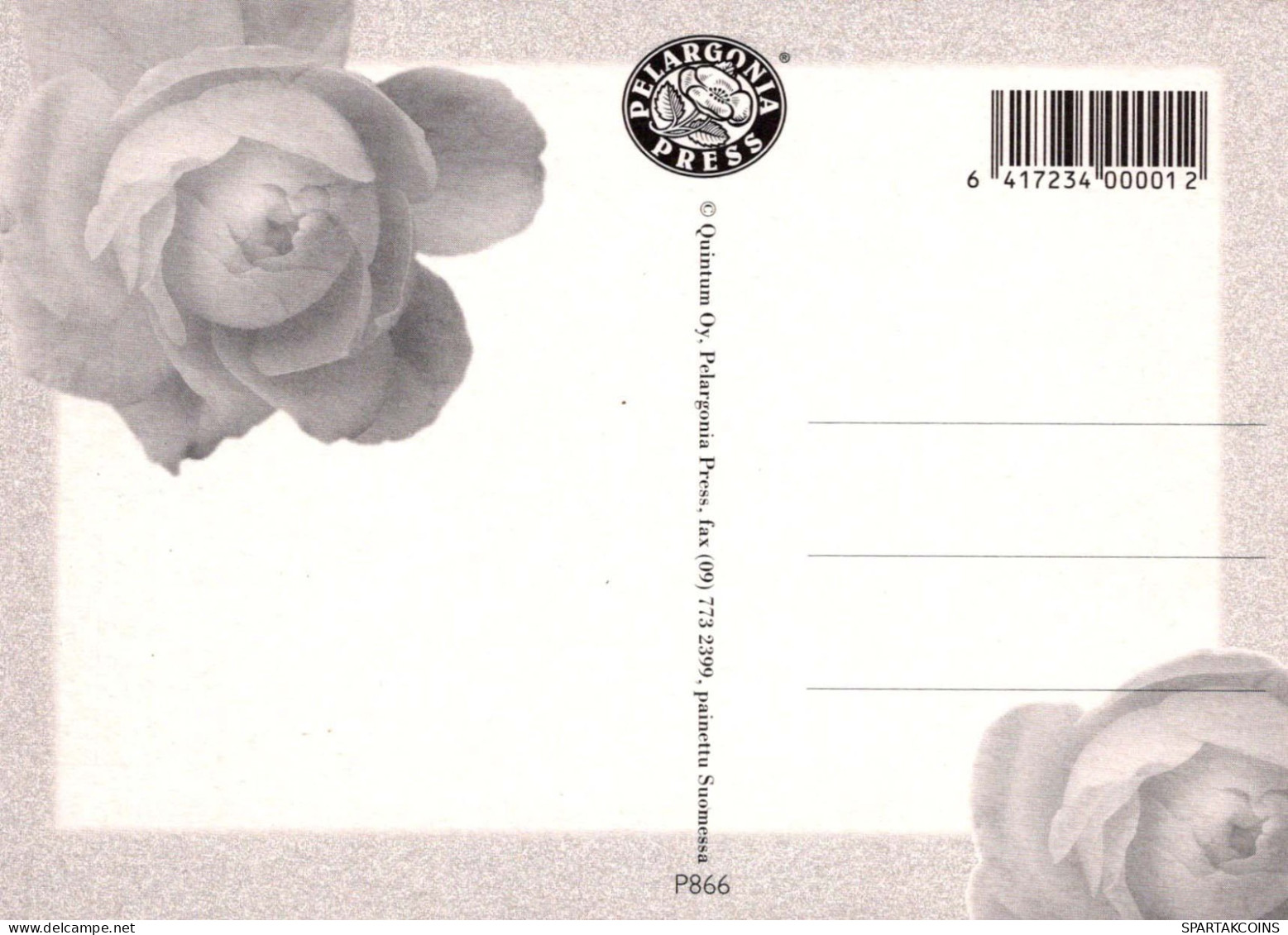FLOWERS Vintage Postcard CPSM #PBZ670.GB - Flowers