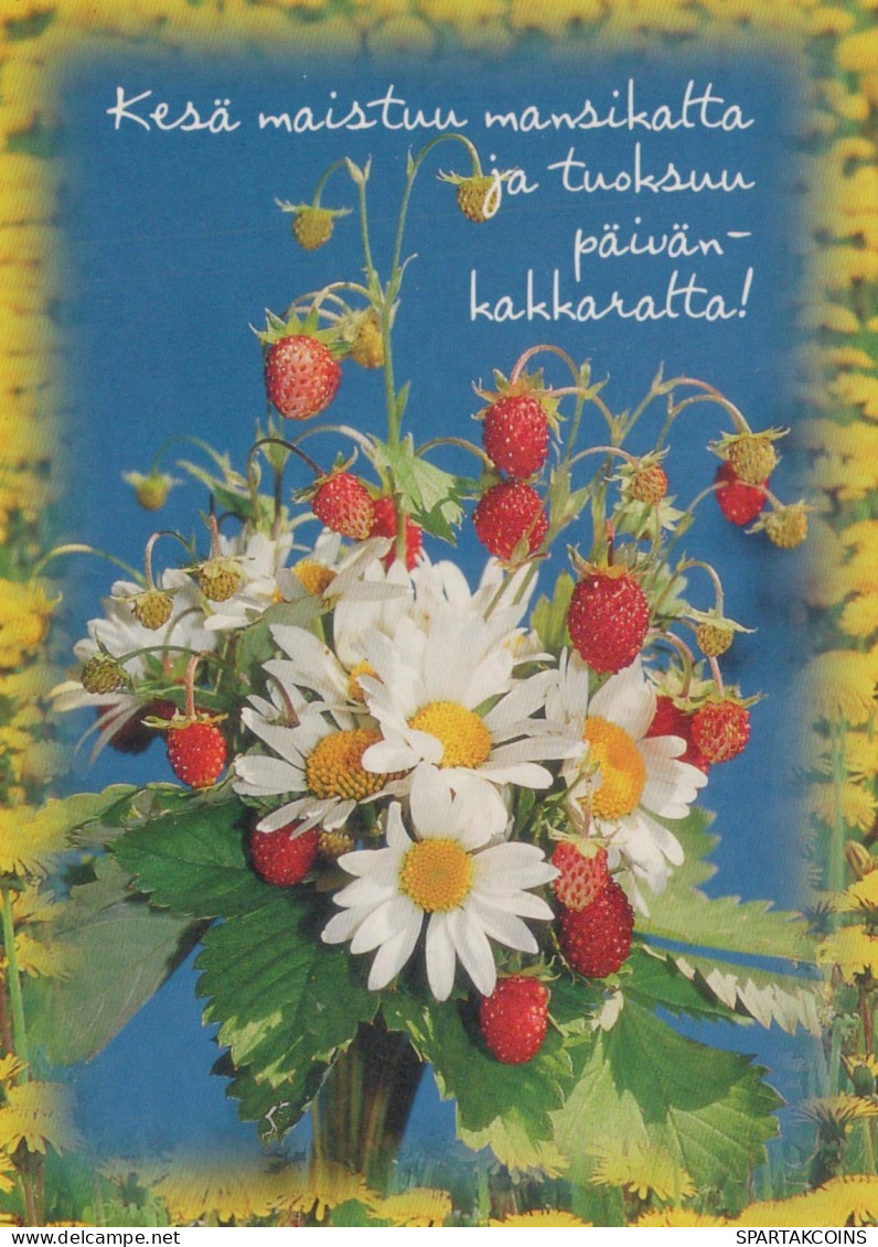 FLOWERS Vintage Postcard CPSM #PBZ550.GB - Blumen