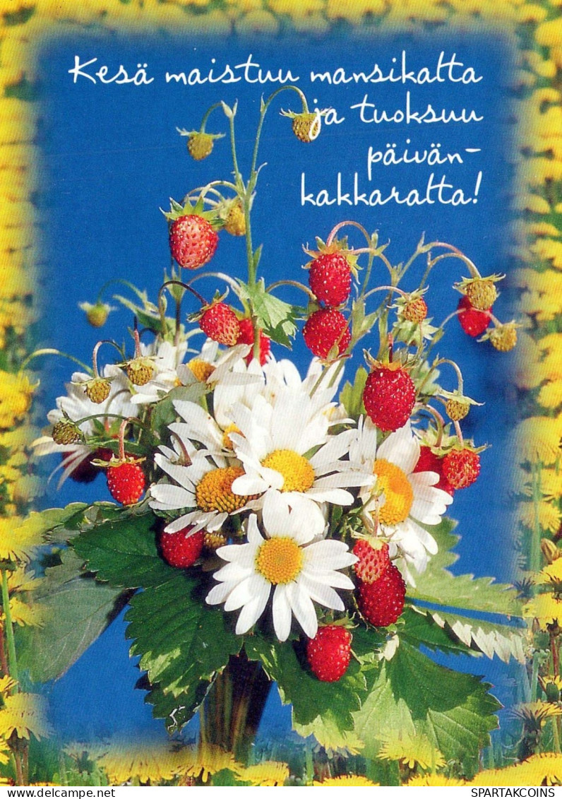 FLOWERS Vintage Postcard CPSM #PBZ550.GB - Flowers