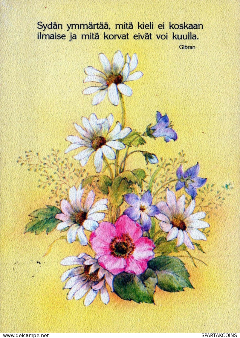 FLOWERS Vintage Postcard CPSM #PBZ430.GB - Blumen