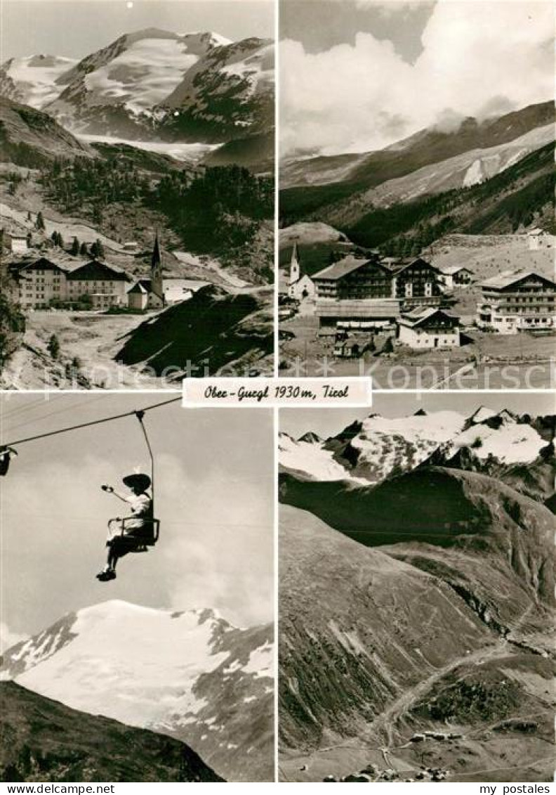 72937534 Obergurgl Soelden Tirol Teilansichten Alpenpanorama Sessellift Bergwand - Andere & Zonder Classificatie