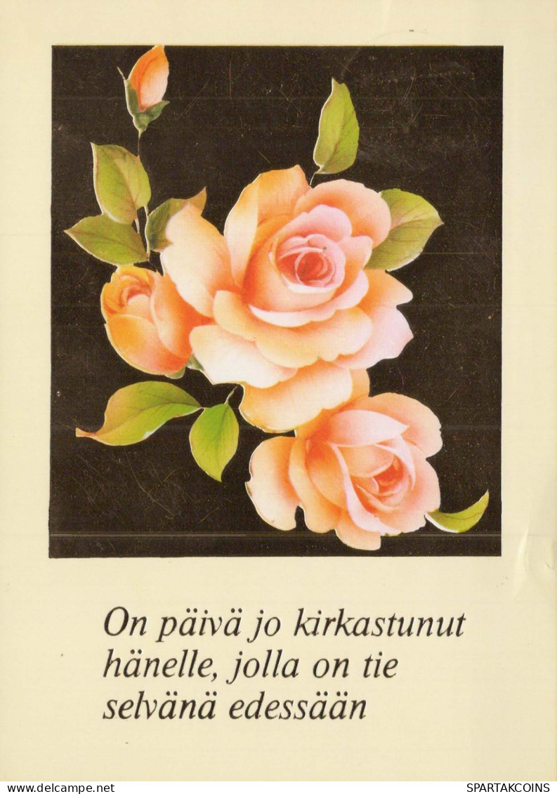 FLOWERS Vintage Postcard CPSM #PAS083.GB - Blumen