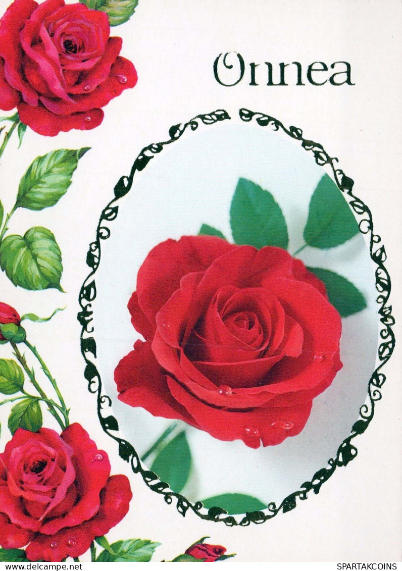 FLOWERS Vintage Postcard CPSM #PAR962.GB - Flowers