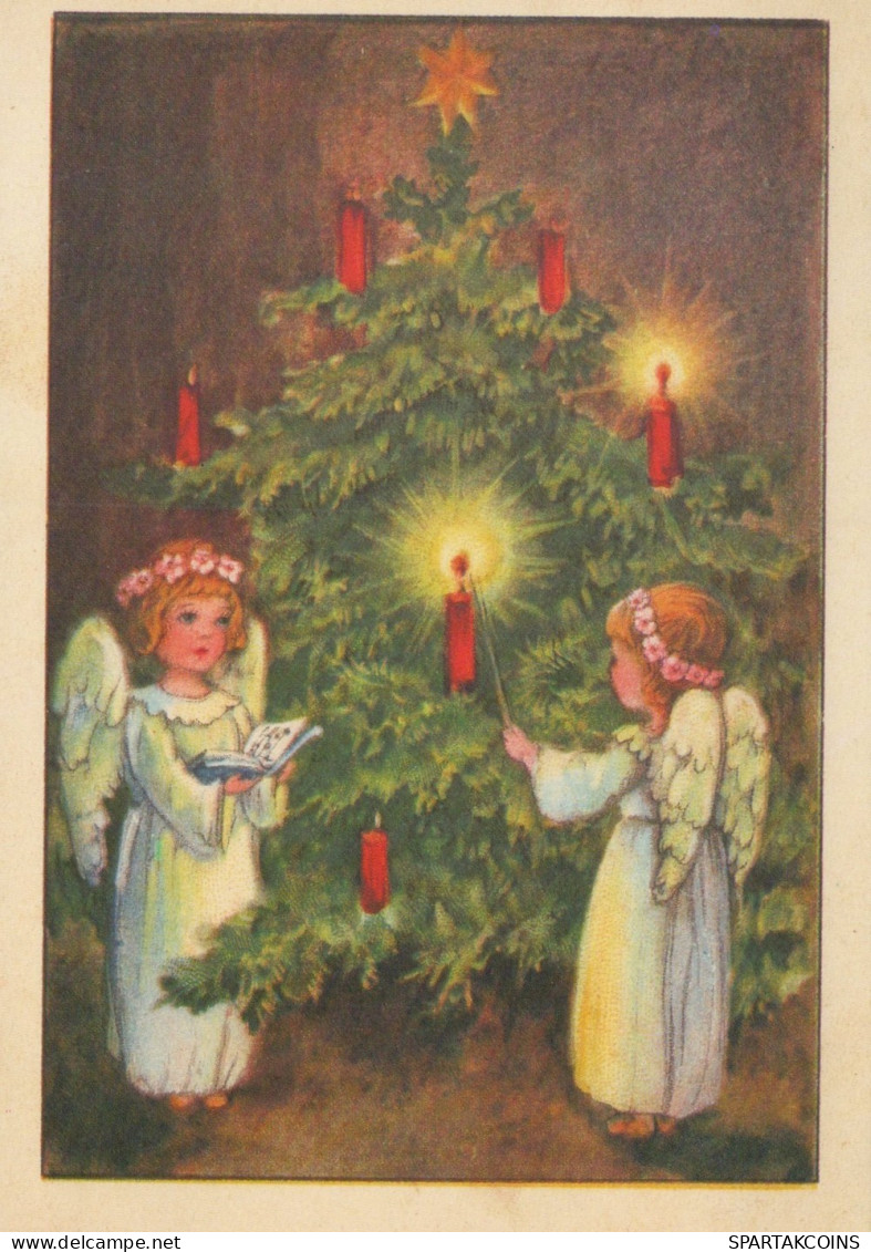 ANGEL CHRISTMAS Holidays Vintage Postcard CPSM #PAH865.GB - Engel