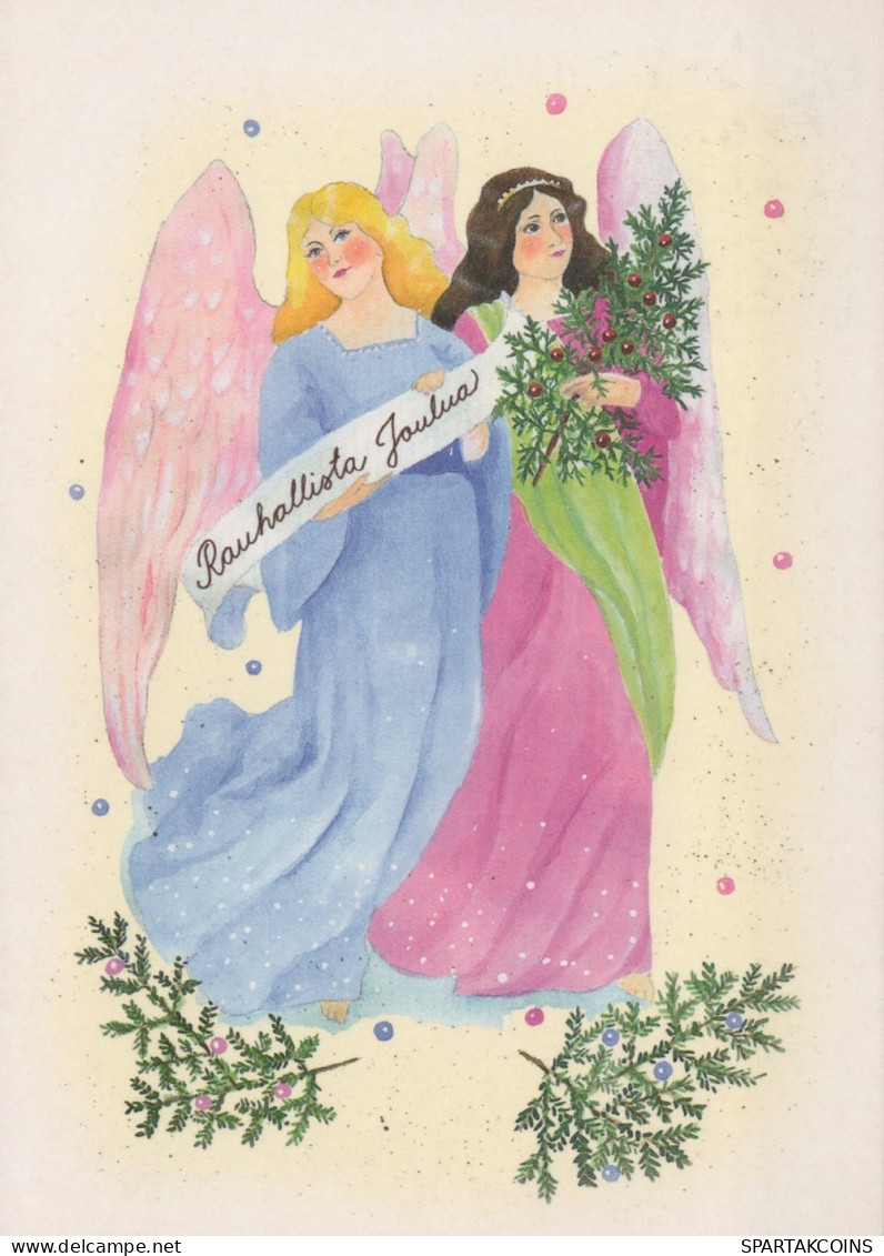 ANGEL CHRISTMAS Holidays Vintage Postcard CPSM #PAH243.GB - Anges