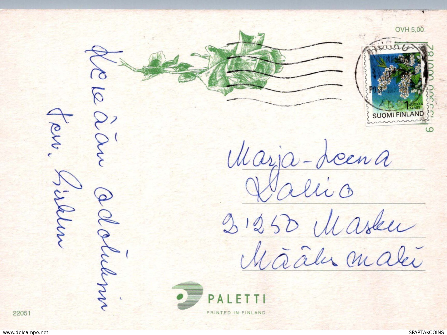 FLEURS Vintage Carte Postale CPSM #PBZ132.FR - Fleurs