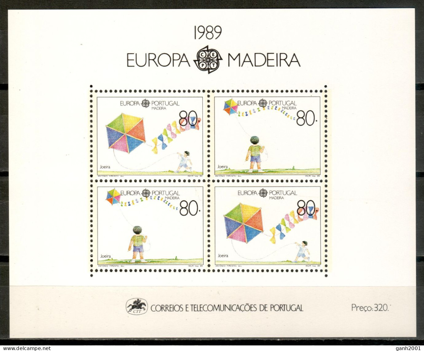 Madeira 1989 Portugal / Europa CEPT Children's Games & Toys MNH Juegos Infantiles Y Juguetes Kinderspiele / Lm27  10-24 - 1989