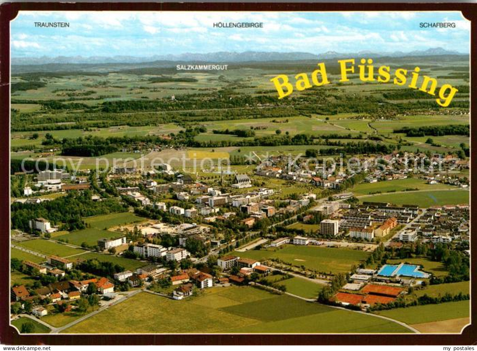 72937343 Bad Fuessing Fliegeraufnahme Mit Mineral Thermal Heilquellen Aigen - Bad Fuessing