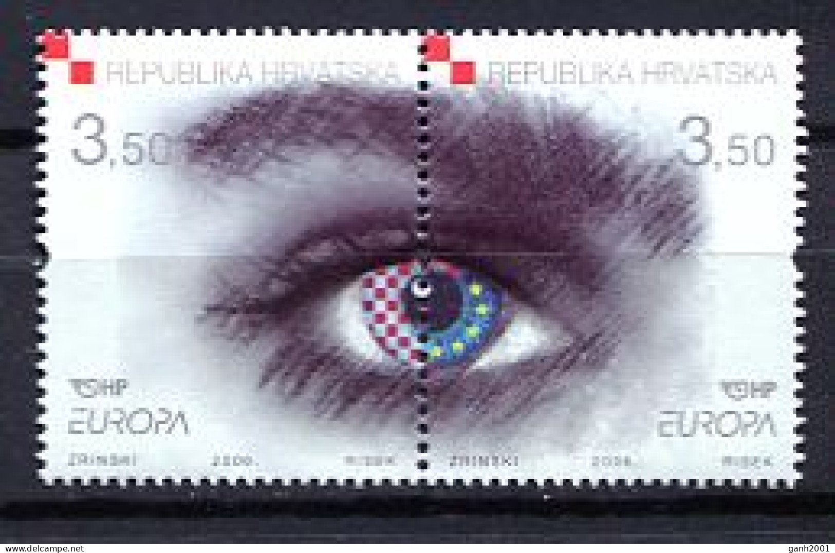 Croatia 2006 Croacia / Europa CEPT Integration MNH Integración / Jm33  31-17 - 2006