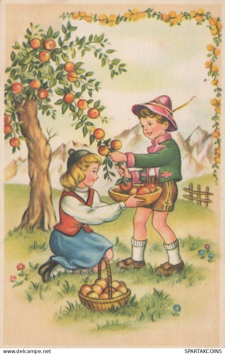 NIÑOS NIÑOS Escena S Paisajes Vintage Tarjeta Postal CPSMPF #PKG775.ES - Scènes & Paysages