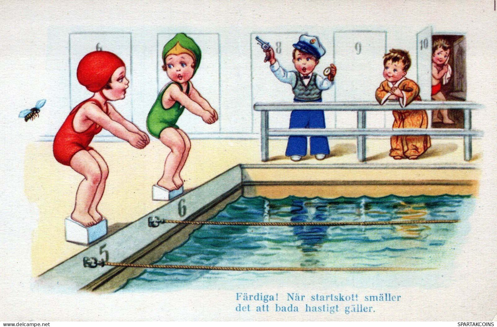 NIÑOS NIÑOS Escena S Paisajes Vintage Tarjeta Postal CPSMPF #PKG653.ES - Szenen & Landschaften