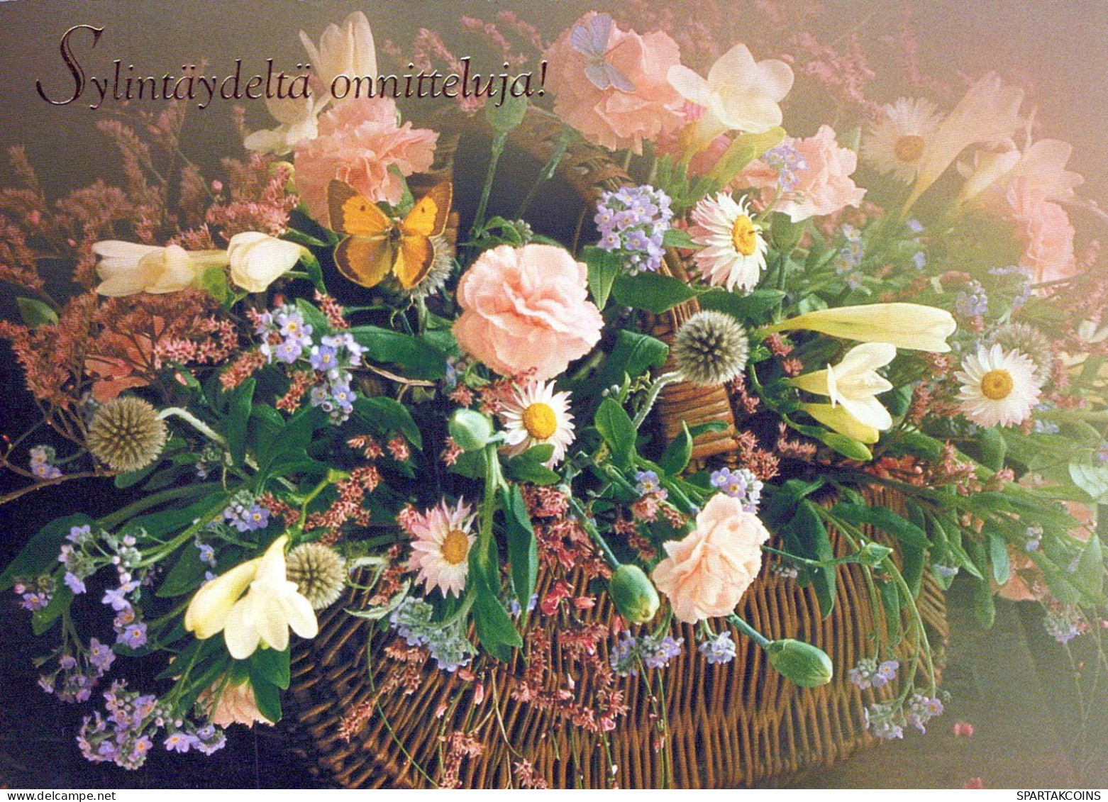 FLORES Vintage Tarjeta Postal CPSM #PBZ431.ES - Bloemen