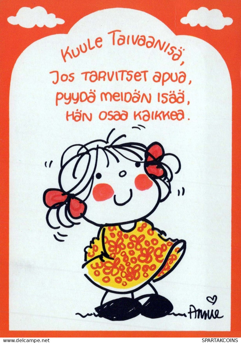 NIÑOS HUMOR Vintage Tarjeta Postal CPSM #PBV452.ES - Humorvolle Karten