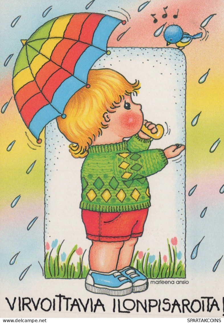 NIÑOS HUMOR Vintage Tarjeta Postal CPSM #PBV329.ES - Cartoline Umoristiche