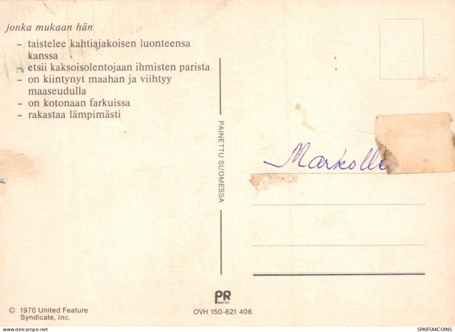 NIÑOS HUMOR Vintage Tarjeta Postal CPSM #PBV391.ES - Humorvolle Karten