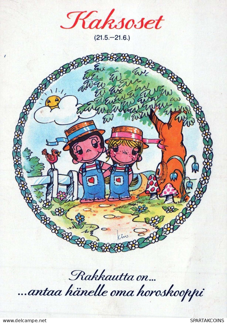 NIÑOS HUMOR Vintage Tarjeta Postal CPSM #PBV391.ES - Cartes Humoristiques