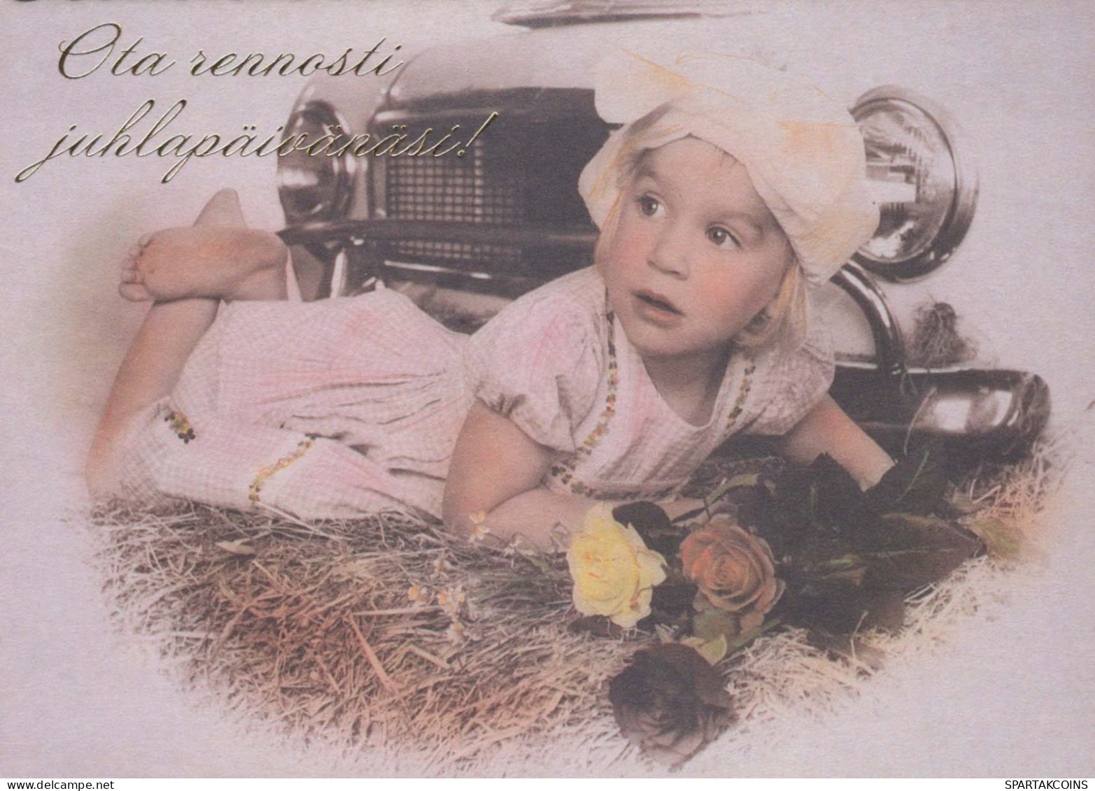 NIÑOS Retrato Vintage Tarjeta Postal CPSM #PBU716.ES - Abbildungen