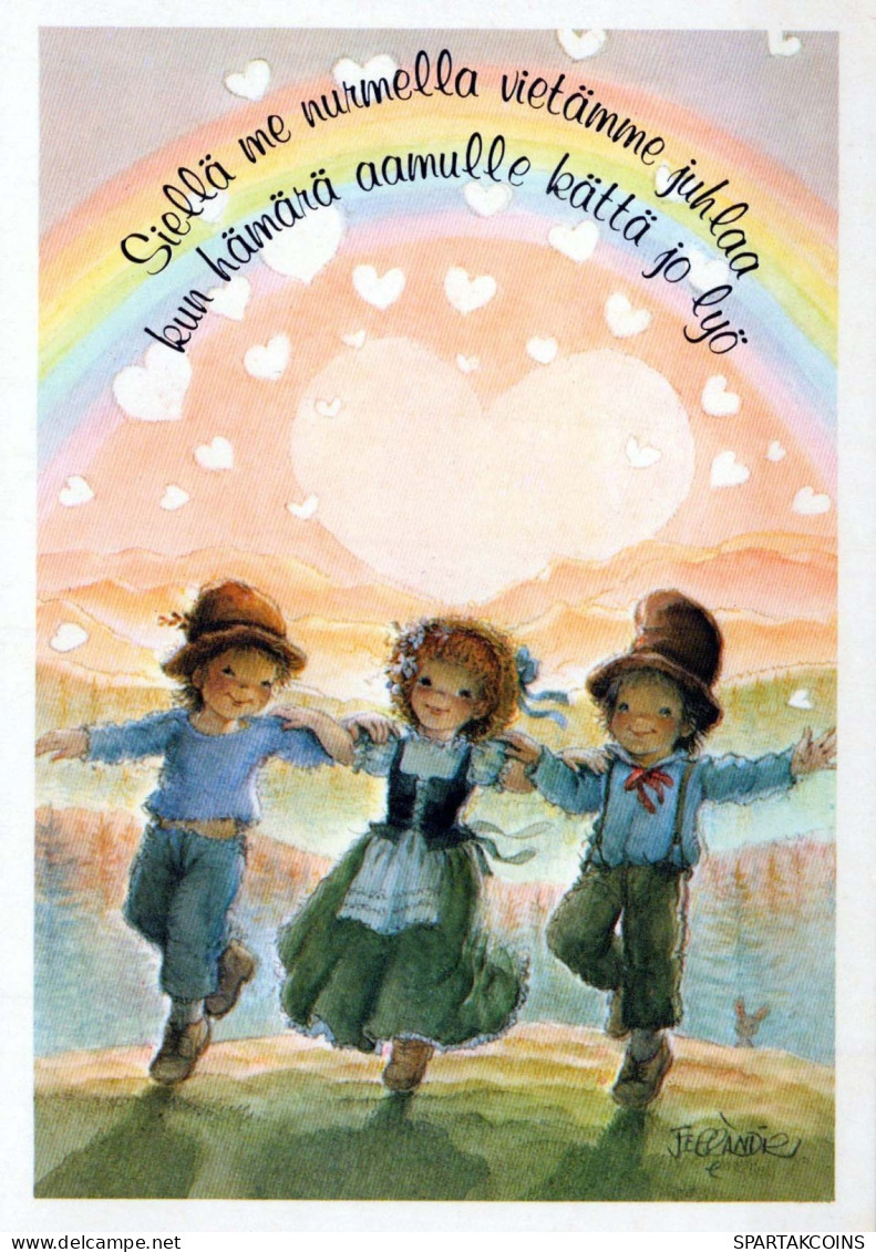 NIÑOS NIÑOS Escena S Paisajes Vintage Tarjeta Postal CPSM #PBU652.ES - Scènes & Paysages